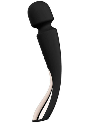 LELO Smart Wand 2 Medium – Massaggiatore Ricaricabile Corpo e Intimo in Silicone Nero