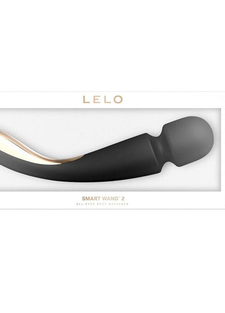LELO Smart Wand 2 Medium – Massaggiatore Ricaricabile Corpo e Intimo in Silicone Nero