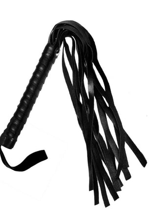 SECRETPLAY – Black Bondage Whip frusta BDSM in pelle sintetica 44 cm