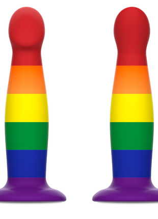 MYTHOLOGY Garrick Pride – Dildo in Silicone Premium con Base a Ventosa (Taglia M)