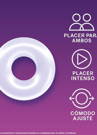 DUREX Pleasure Ring – Anello Fallico Riutilizzabile per Erezioni Più Lunghe e Piacere Intenso