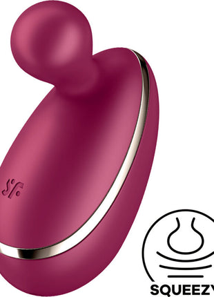 vista da sopra Satisfyer Spot On 1 Berry: Vibratore Clitorideo a Punta | Peakybits
