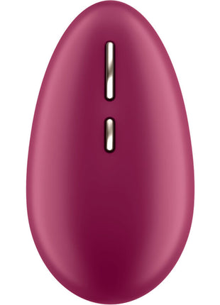 Satisfyer Spot On 1 Berry: Vibratore Clitorideo a Punta | Peakybits vista frontale lato pulsanti