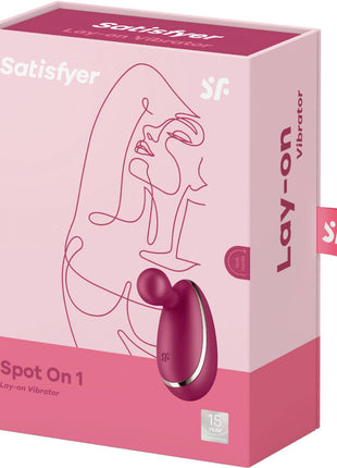 confezione completa Satisfyer Spot On 1 Berry: Vibratore Clitorideo a Punta | Peakybits