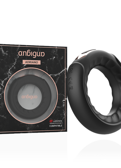 Adriano by Anbiguo Anello vibrante con tecnologia wireless confezione