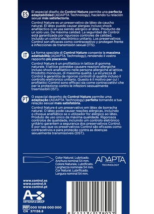 Preservativi Lisci in Lattice Naturale Trasparente 54 mm con Serbatoio (6 pz)