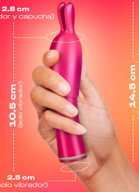 DUREX Vibe & Tease – Vibratore Bunny Multivelocità Ricaricabile e Impermeabile