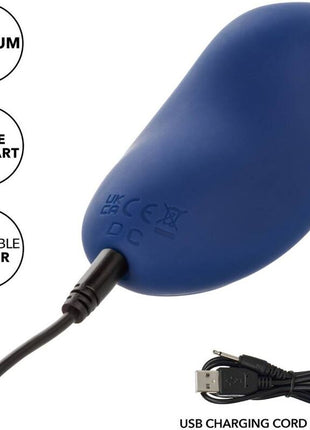 CALEXOTICS – Cashmere Velvet Curve massaggiatore velluto blu