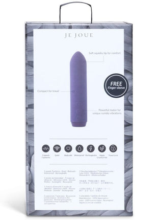 Retro confezione Je Joue Vibratore Bullet Classico con presa ad Anello per il dito peakybits