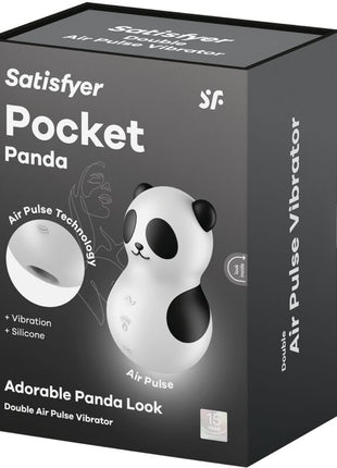 stimolatore clitorideo ad aria pulsata a forma di panda wireless