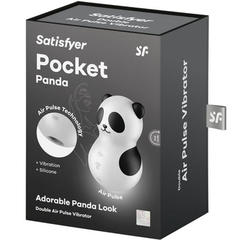 stimolatore clitorideo ad aria pulsata a forma di panda wireless