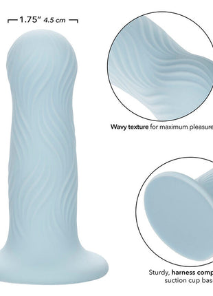 CalExotics Wave Rider Foam – Plug Anale in Silicone con Texture Ondulata