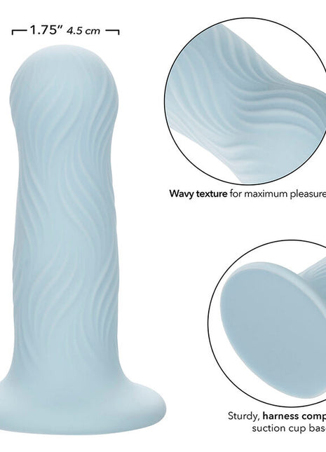 CalExotics Wave Rider Foam – Plug Anale in Silicone con Texture Ondulata