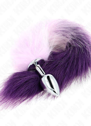 plug di metallo con coda viola