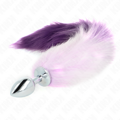 Plug di metallo con coda viola