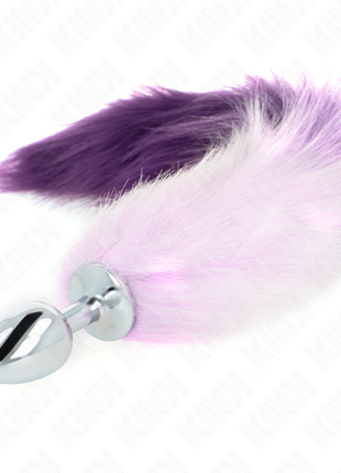 Plug di metallo con coda viola