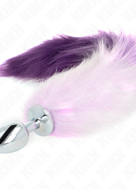 Plug di metallo con coda viola