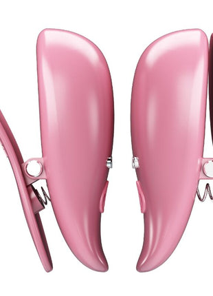 PRETTY LOVE - Morsetti per Capezzoli Cailey con 10 Vibrazioni e Telecomando Rosa