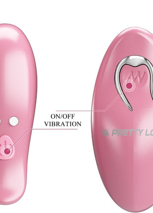 PRETTY LOVE - Morsetti per Capezzoli Cailey con 10 Vibrazioni e Telecomando Rosa