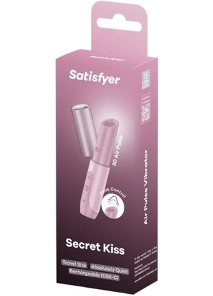 SATISFYER Secret Kiss Wave Rosa – Stimolatore Clitorideo da Viaggio