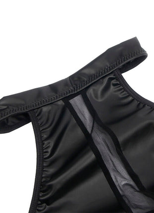 SUBBLIME – Abito nero con scollo alto e trasparenze, eleganza che seduce