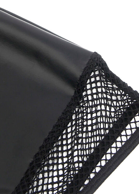 SUBBLIME – Abito nero con scollo alto e trasparenze, eleganza che seduce