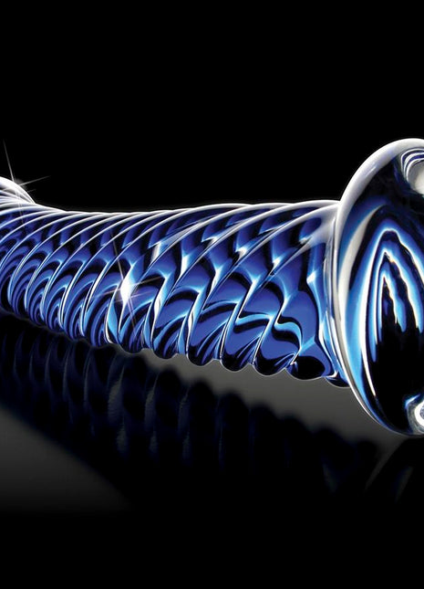 ICICLES – Massaggiatore in vetro n.29, eleganza ghiacciata o calore bollente