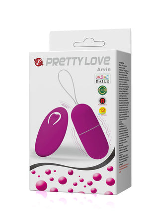 PRETTY LOVE – Uovo Vibrante Arvin con Telecomando 12V