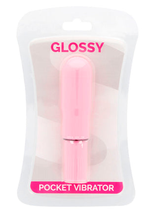 GLOSSY – Vibratore tascabile rosa impermeabile e silenzioso