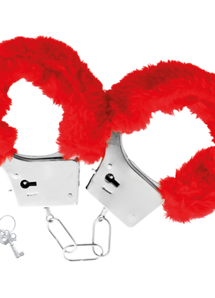 Darkness Manette BDSM Imbottite con Catena – Polsini Bondage vista frontale