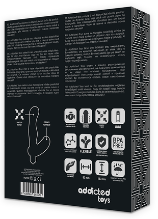 Massaggiatore Prostatico Vibrante Addicted Toys – Stimolazione Punto P e Perineo